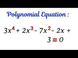 Polynomial Equation Maths Olympiad