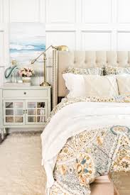 cozy coastal farmhouse bedroom