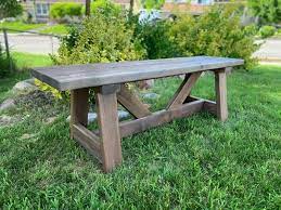 Farmhouse Table With Bench Canada