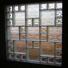 transpa plain window glass block