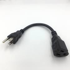 Flat plug keeps cord close to wall so furniture can be placed closer to baseboard. Usa American 3pin Short Flat Plug Power Cord Nema 5 15p Flat Plug To Nema 5 15r Female Extension Cable 10cm Electrical Plug Aliexpress