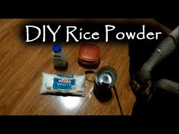 make rice powder diy makeup tutorial