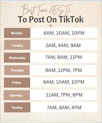when is the best time to post on tiktok