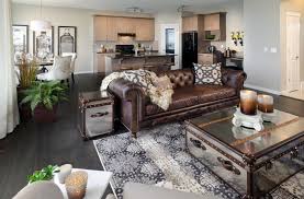 decorate with brown leather furniture