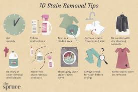 stain removal guide for clothes
