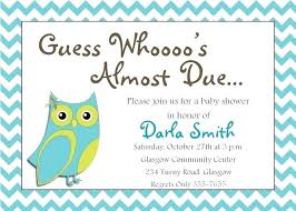 Owl Themed Baby Shower Invitations New Printable Invitation