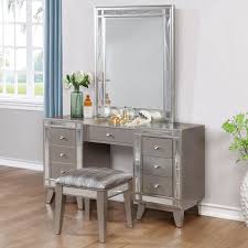 Modern tv stand and dresser combo designed with ultimate style in mind. Coaster Leighton Glam Vanity Desk Stool And Mirror Combo A1 Furniture Mattress Vanities Vanity Sets