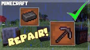 This is solely a decorative item to show off the fact you have more netherite than you need, to flex your wealth on any visitors you may have. Minecraft How To Repair Netherite Pickaxe 1 16 1 Youtube