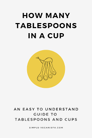 how many tablespoons in a cup
