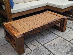 Solid Wood Garden Table Bench