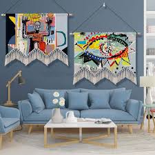 Modern Tapestry Wall Hanging Aesthetic