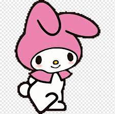 My Melody Hello Kitty Sanrio, others, white, sticker, fictional Character  png | PNGWing