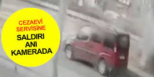 Bursa'da cezaevi servis aracına yapılan bombalı saldırı kameraya yakalandı