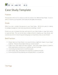 Case Study Template
