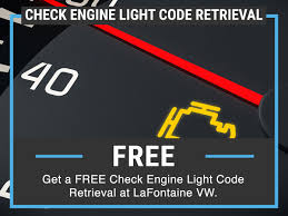 Check Engine Light Diagnostic Service Lafontaine Vw