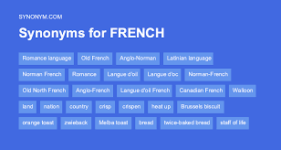 another word for french synonyms
