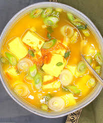 miso soup with turmeric and ginger