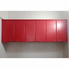 Red Wall Mounted Kitchen Cabinet Size