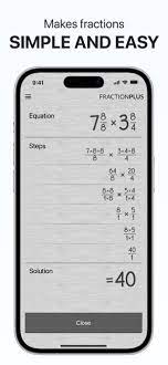 Fraction Calculator Plus 1 On The App
