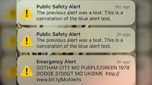 Test 'Emergency Alert' sent out in ...