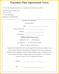 Payment Arrangement Template Free Agreement Letter Form