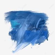 Oil Paint Brush White Transpa Blue