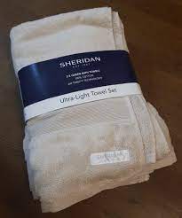 sheridan 2 x queen bath towels luxury