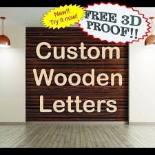 Wooden Letters Wood Letters Large