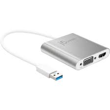 In case you only have one port (vga, hdmi, or dvi), you will need a dual adapter. J5create Usb 3 1 Gen 1 To Hdmi Vga Multi Monitor Adapter Jua360