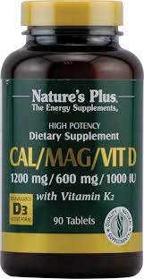 Many calcium supplements also contain vitamin d. Nature S Plus Calcium 1200 Mg Magnesium 600 Mg Vitamin D 1000 Iu High Potency Dietary Supplement 90 Ct City Market