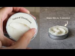how to make a natural deodorant recipe