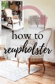 how to reupholster a chair victorian