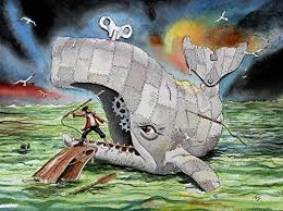 Image result for moby dick  in art