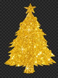 Free christmas tree transparent png images. Hd Golden Gold Glitter Christmas Tree Png Citypng