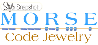 Jewelry Making Article Style Snapshot Morse Code