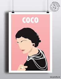 Coco Chanel Minimalist Female Icon