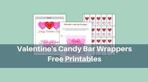 When you order personalized printable wrappers through baer design studio, all the editing is done for you. Valentine S Candy Bar Wrappers Free Printables For Valentine S Day