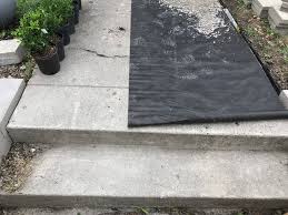 how to install pavers over old concrete