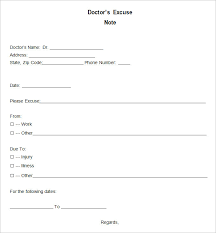 Fake Doctors Note Template For Work Or School Pdf