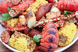 Dress with old bay sauce to serve. The Ultimate Seafood Boil I Heart Recipes