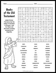 These printable word search puzzles and games are completely free. Books Of The Old Testament Bible Word Search Puzzle Worksheet Activity