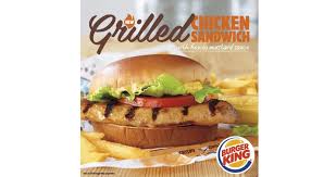 grilled en sandwich burger king