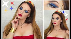 glam wonder woman makeup tutorial you