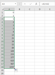 Fibonacci Sequence In Excel In Easy Steps