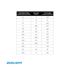 bauer 3x youth hockey skates sizes 8