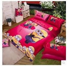 Minions Bedding Set King Queen Size
