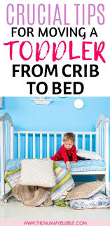 moving a toddler from cot to bed