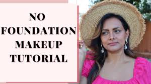 everyday makeup look without foundation