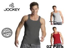 Details About Jockey Mens Square Neck Vest Cotton Tank Top 02 Pack Zone Style Us 26