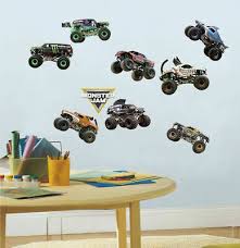 Monster Trucks Collection Wall Stickers